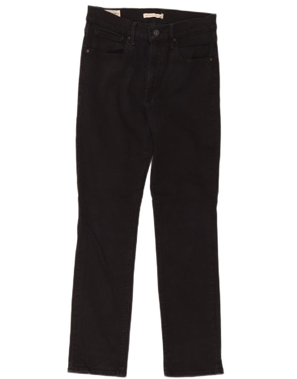 Γυναικείο Levi's 724 Ψηλό τζιν Super Skinny W30 L30 μαύρο βαμβακερό