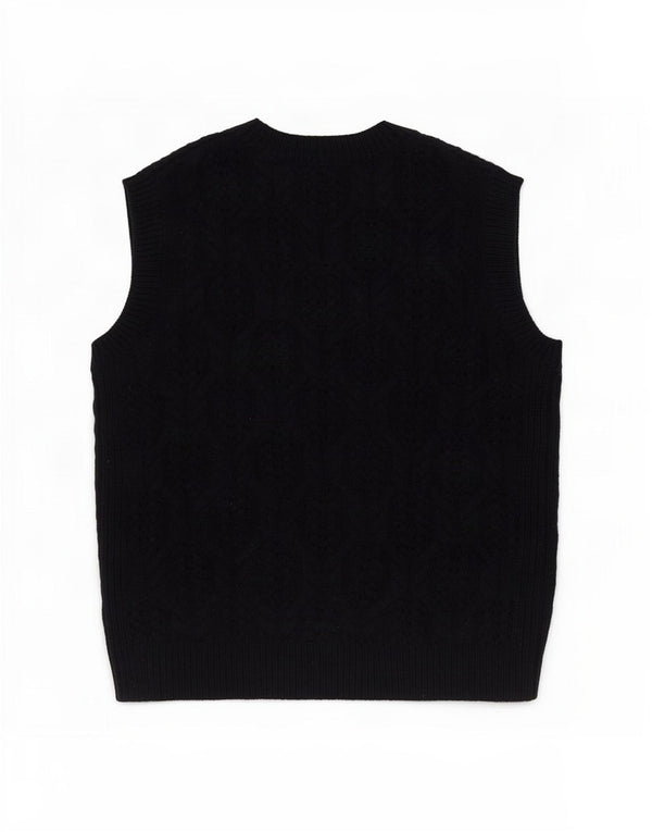 Marks & Spencer Γυναικείο γιλέκο Tank Top UK 14 Medium Navy Blue Acrylic