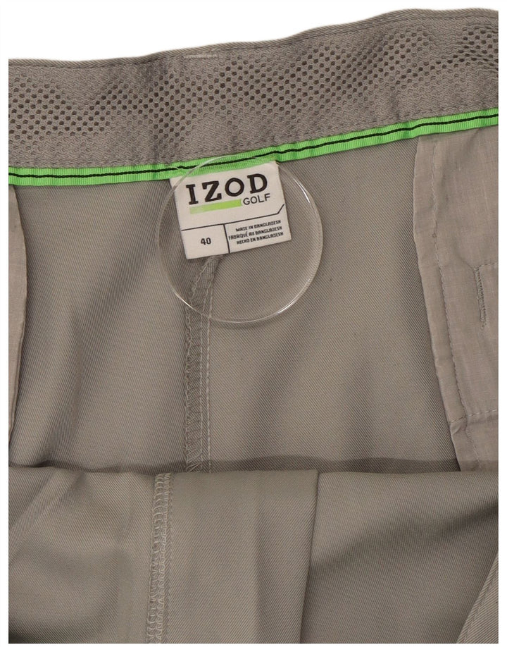 Izod Ανδρικό σορτς Cargo W40 XL Γκρι Πολυεστέρας