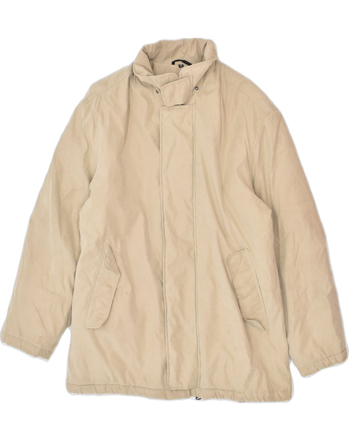 RENATO BALESTRA Mens Windbreaker Jacket UK 38 Medium Beige Nylon | Vintage | Thrift | Second-Hand | Used Clothing | Messina Hembry 