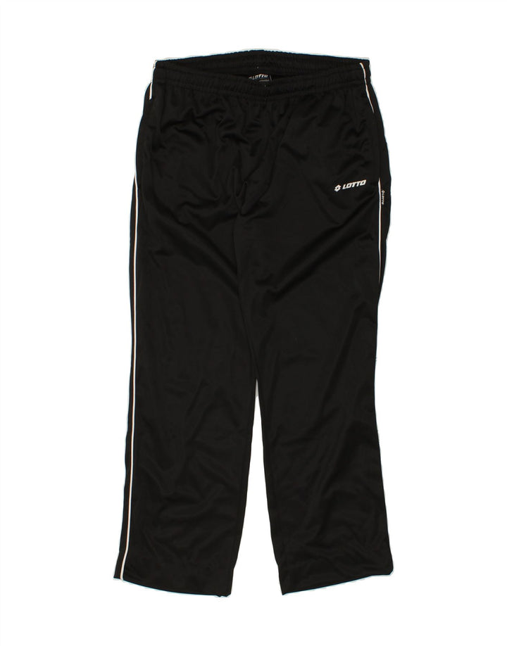 LOTTO Mens Tracksuit Trousers XL Black Polyester Vintage Lotto and Second-Hand Lotto from Messina Hembry 