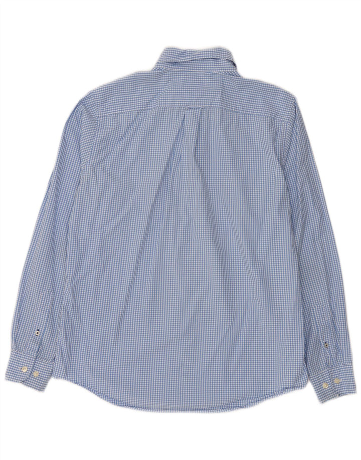 Ανδρικό πουκάμισο Nautica Small Blue Gingham Cotton