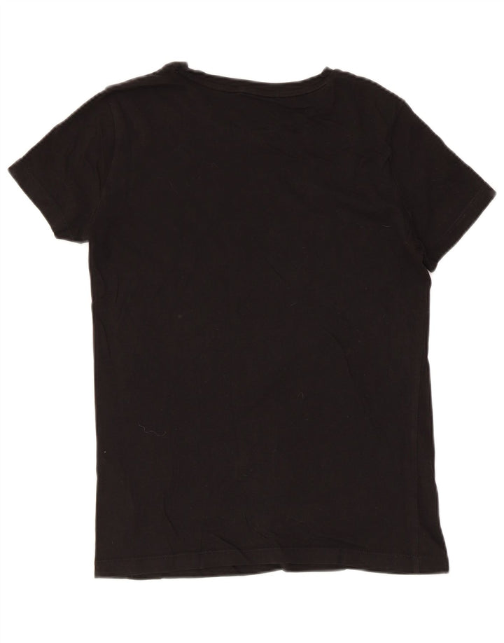 Γυναικείο γραφικό μπλουζάκι Puma Top UK 10 Small Black