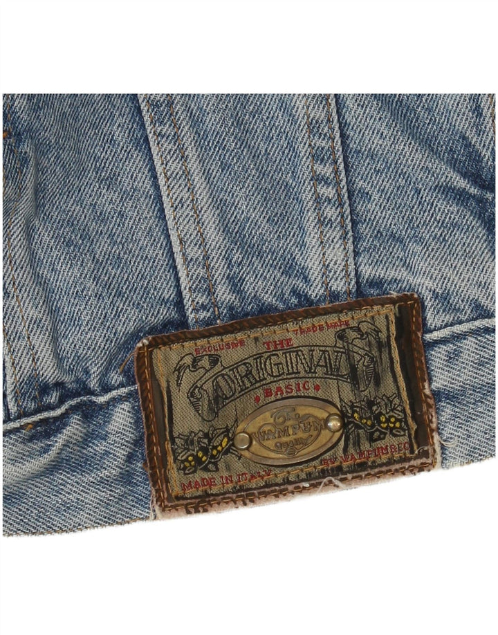 Wampum Ανδρικό Τζιν Μπουφάν UK 42 XL Μπλε