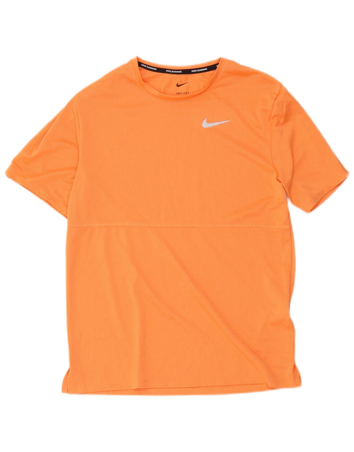 Γυναικείο μπλουζάκι Nike Dri Fit Top 10 μικρού πορτοκαλί πολυεστέρα
