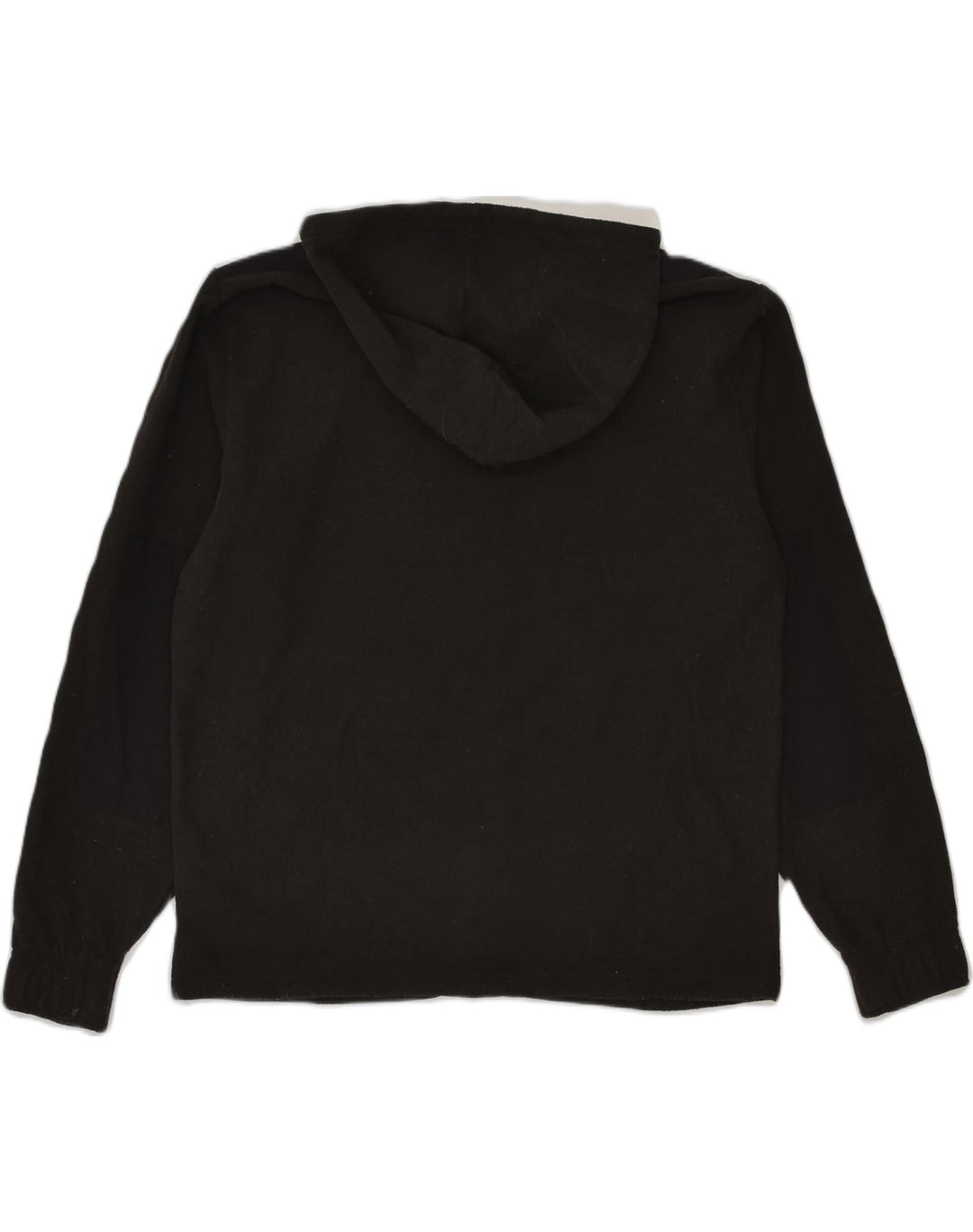 PUMA Mens Zip Hoodie Sweater Small Black Polyester | Vintage Puma | Thrift | Second-Hand Puma | Used Clothing | Messina Hembry 