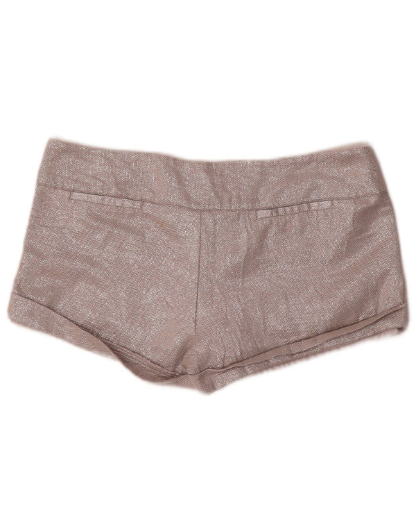Zara Γυναικείο Trafaluc Hot Παντελόνι EU 40 Medium W30 Ασημί βαμβακερό