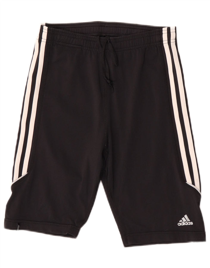 Γυναικείο αθλητικό σορτς Adidas UK 12 μεσαίο μαύρο νάιλον