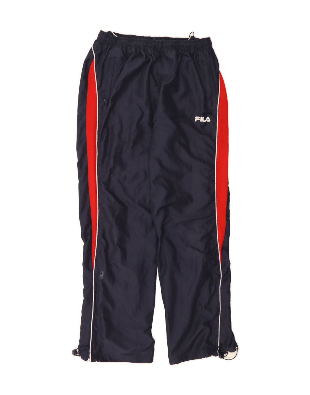 FILA Mens Tracksuit Trousers XL  Navy Blue Colourblock Vintage Fila and Second-Hand Fila from Messina Hembry 
