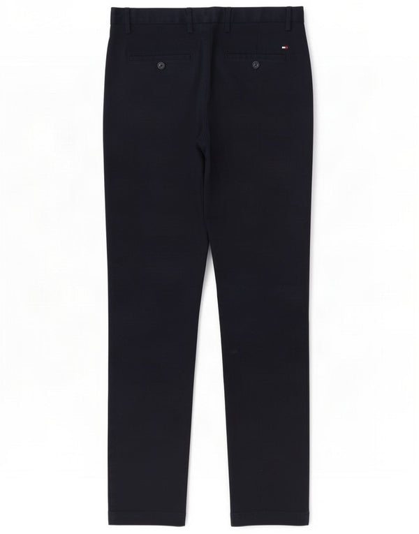 Tommy Hilfiger Mens Slim Chino Παντελόνι W30 L32 Navy Blue Cotton