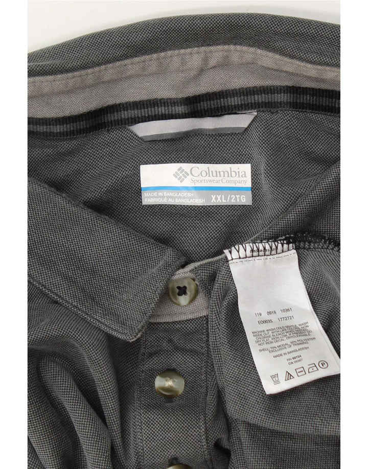 Ανδρικό μπλουζάκι πόλο Columbia 2XL Grey Modal