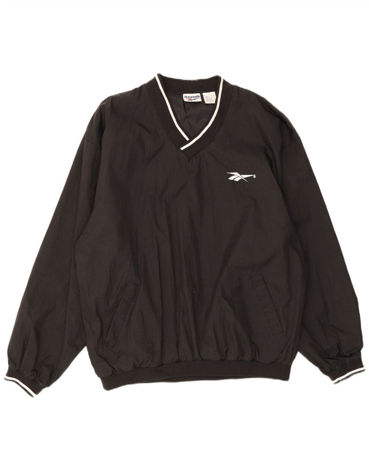 Ανδρική φόρμα πουλόβερ Reebok Top XL Μαύρο νάιλον