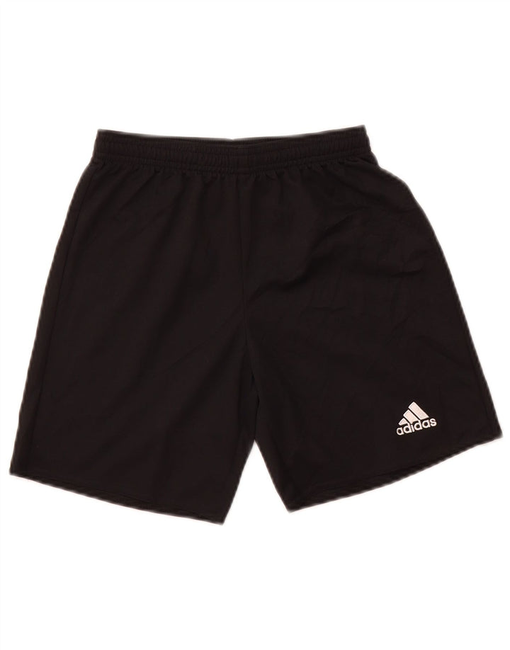 Αθλητικό σορτς Adidas Boys Climalite 11-12 ετών μαύρο πολυεστέρα