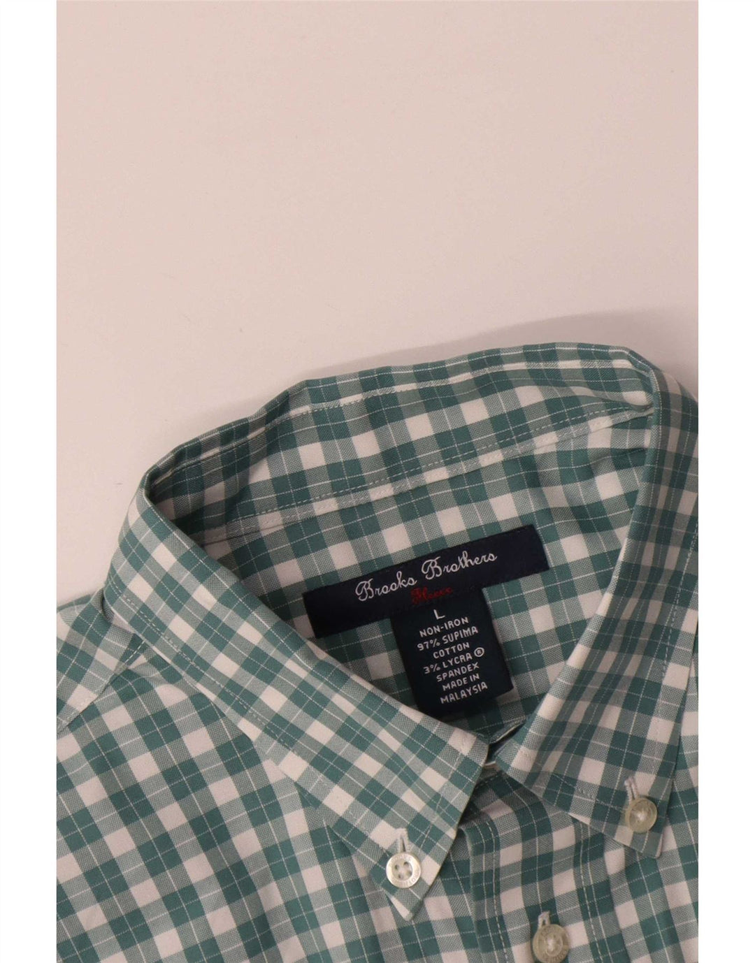 Brooks Brothers Ανδρικό πουκάμισο μεγάλο πράσινο βαμβακερό