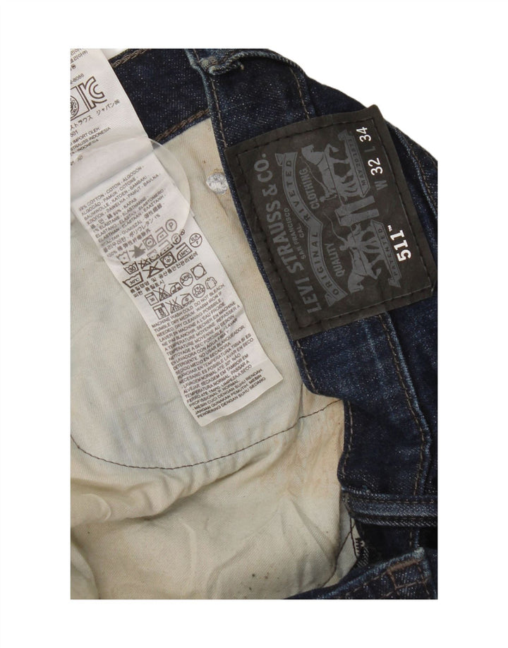 Levi's Mens 511 Slim Jeans W32 L30 Blue Cotton