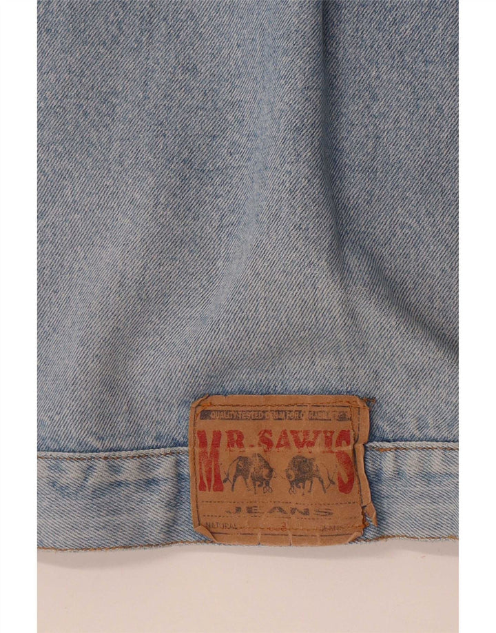 Vintage Ανδρικό Τζιν Μπουφάν UK 40 Large Blue