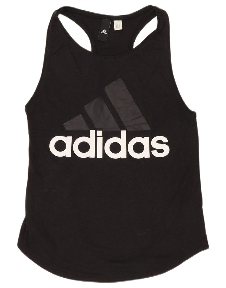 Γυναικείο γραφικό γιλέκο ADIDAS Top UK 8 Small Black