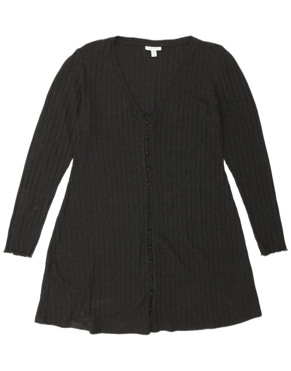 Γυναικείο μακρυμάνικο φόρεμα Topshop UK 18 XL Grey Polyester