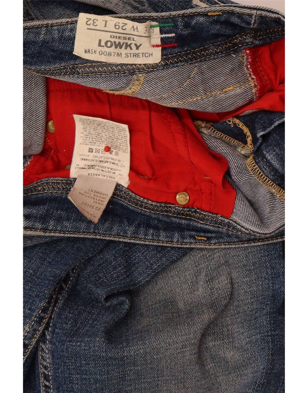 Diesel Γυναικείο Lowky Slim Jeans W29 L32 Μπλε βαμβακερό