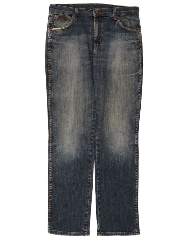 Ανδρικό τζιν ίσιο WRANGLER Texas Stretch W34 L32 Μπλε βαμβακερό