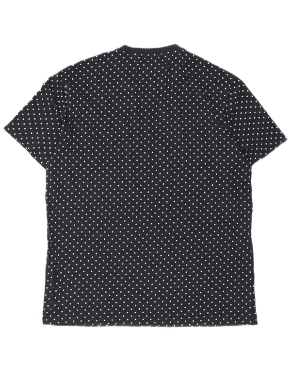 Ανδρικό T-Shirt Penguin Top Large Βαμβακερό σε μπλε ναυτικό στίγμα