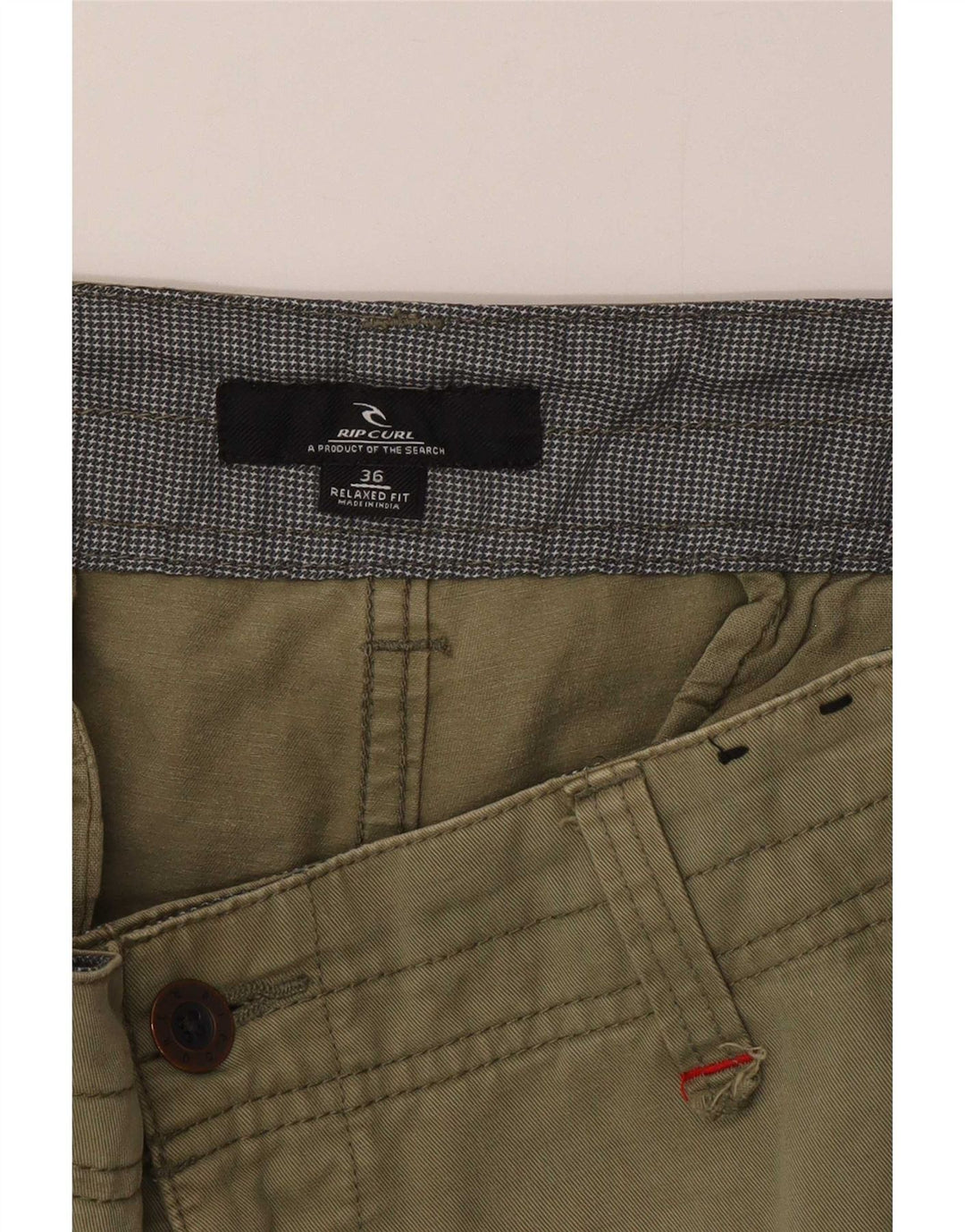 Rip Curl Ανδρικό σορτς Cargo με Χαλαρή Εφαρμογή W36 μεγάλο βαμβακερό χακί