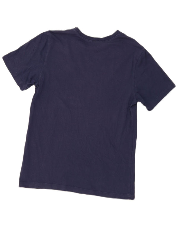Nike Mens T-Shirt Top Medium Navy Blue Cotton