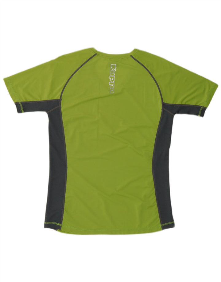 Γυναικείο γραφικό μπλουζάκι KAPPA Top UK 16 Large Green Colourblock Πολυεστέρας