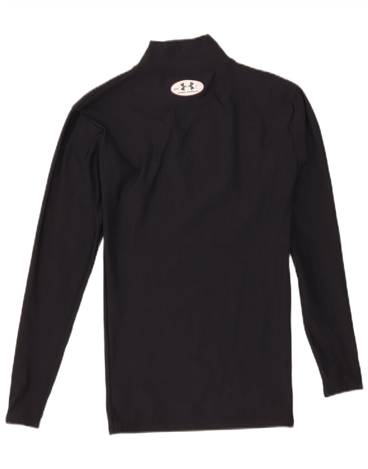 Under Armour Ανδρικό Cold Gear Top Μακρυμάνικο Μικρό Μαύρο Πολυεστέρα