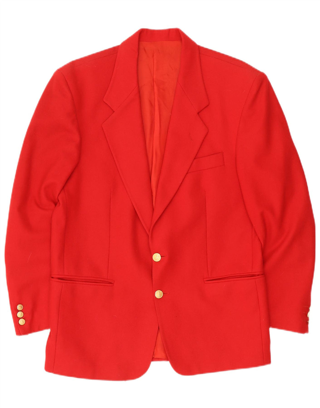 Pit Stop Ανδρικό μπουφάν 2 κουμπιών Blazer IT 48 Μεσαίο κόκκινο μαλλί