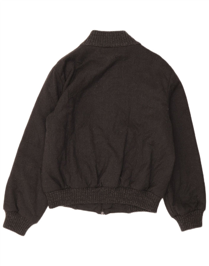 Giorgio Grati Γυναικείο Μπουφάν Bomber IT 40 Small Black Wool