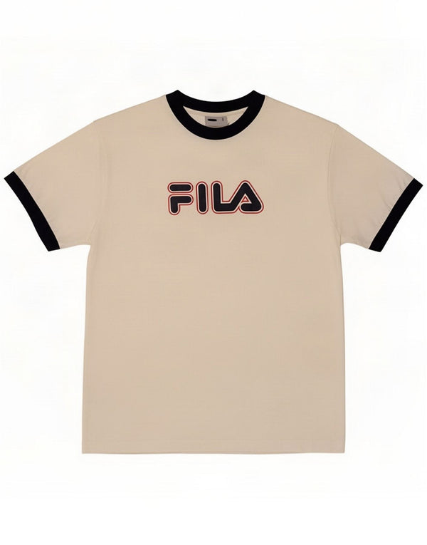 Ανδρικό γραφικό μπλουζάκι Fila Top Large Λευκό