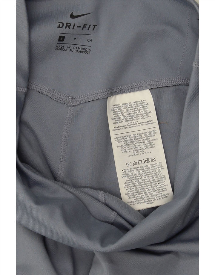 NIKE Womens Leggings UK 10 Small  Grey Polyester Vintage Nike and Second-Hand Nike from Messina Hembry 