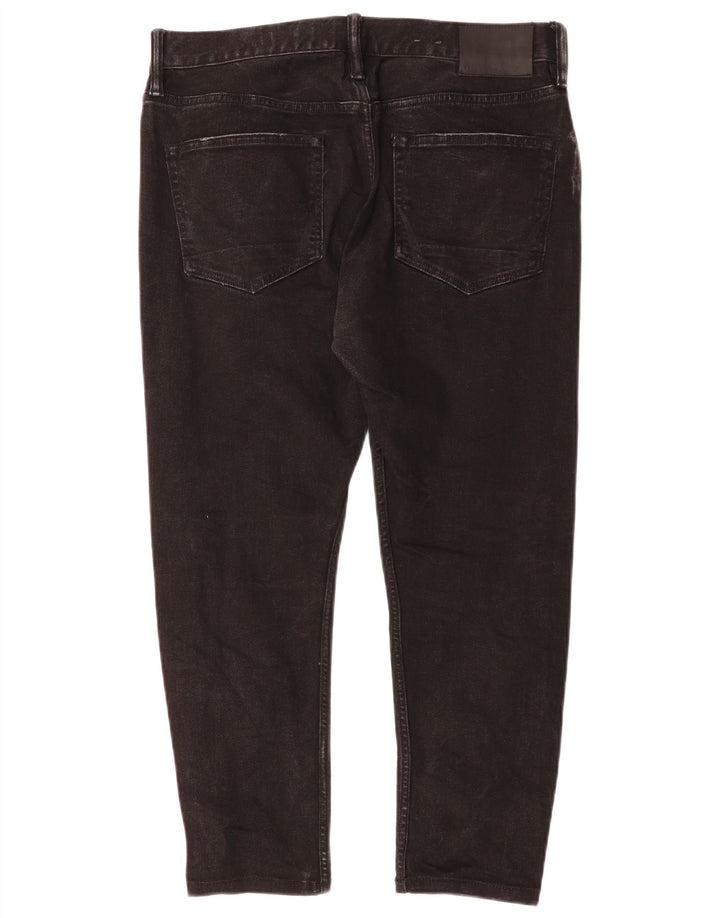 ALL SAINTS Ανδρικό Τζιν Cigarette Cropped W33 L24 Μαύρο βαμβακερό
