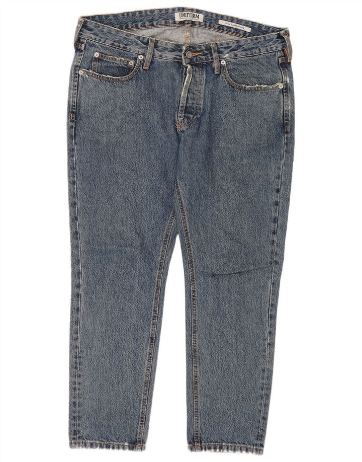 Uniform Γυναικείο Slim Jeans W33 L27 Μπλε Βαμβακερό