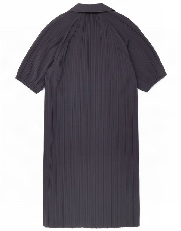 Zara Γυναικείο φόρεμα Maxi Polo Oversized UK 16 Large Navy Blue Viscose