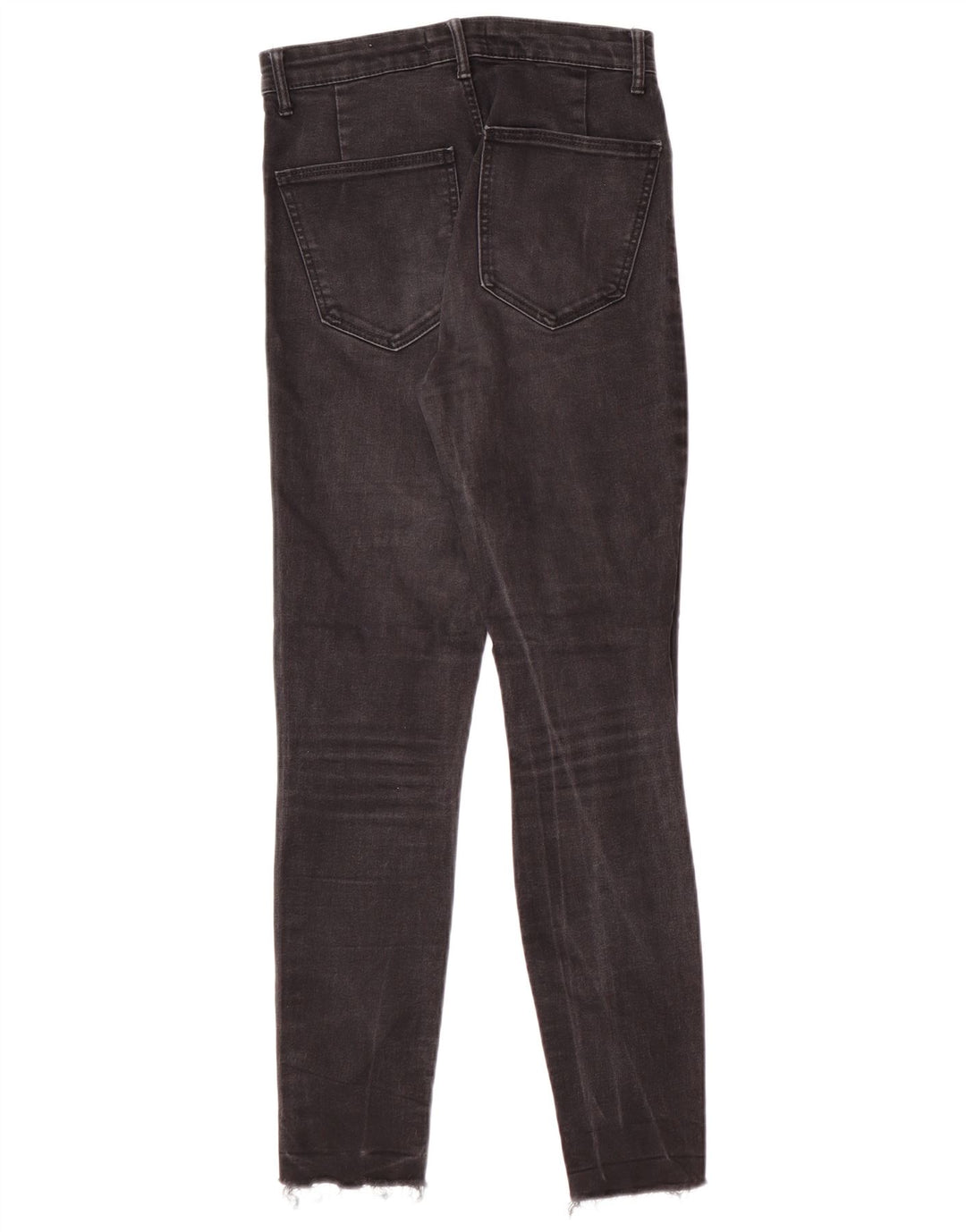 Zara Womens Distressed Skinny Jeans EU 36 XS W26 L27 Μαύρο Μοντέρνο