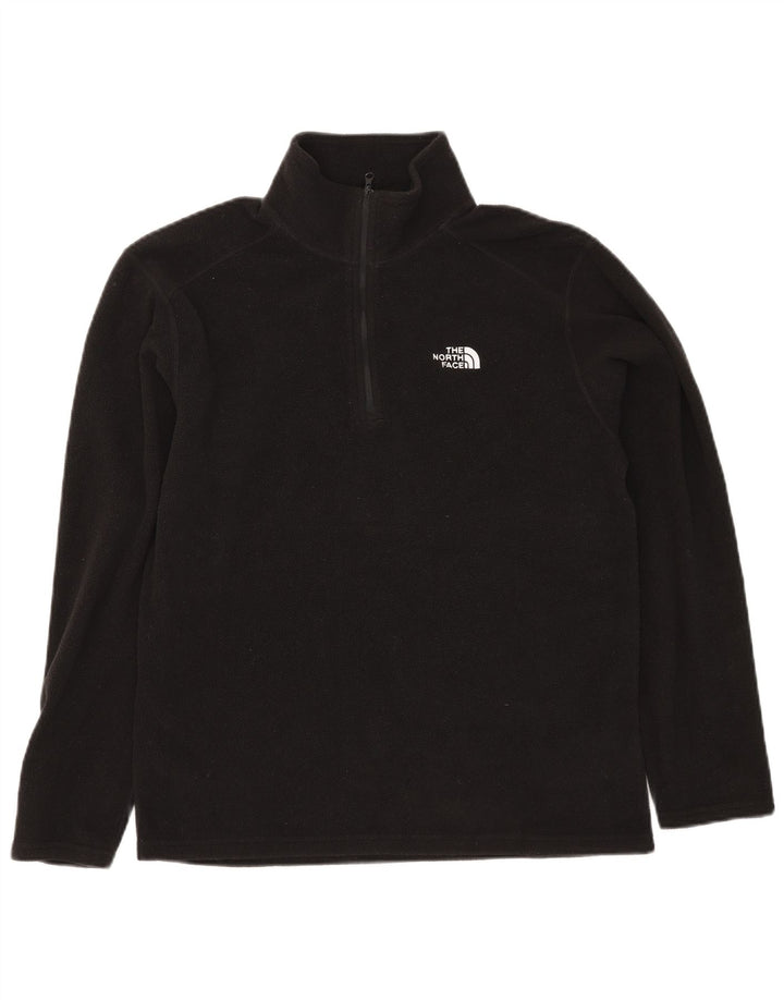 The North Face Ανδρικό φερμουάρ Fleece Jumper Μικρός Μαύρος Πολυεστέρας