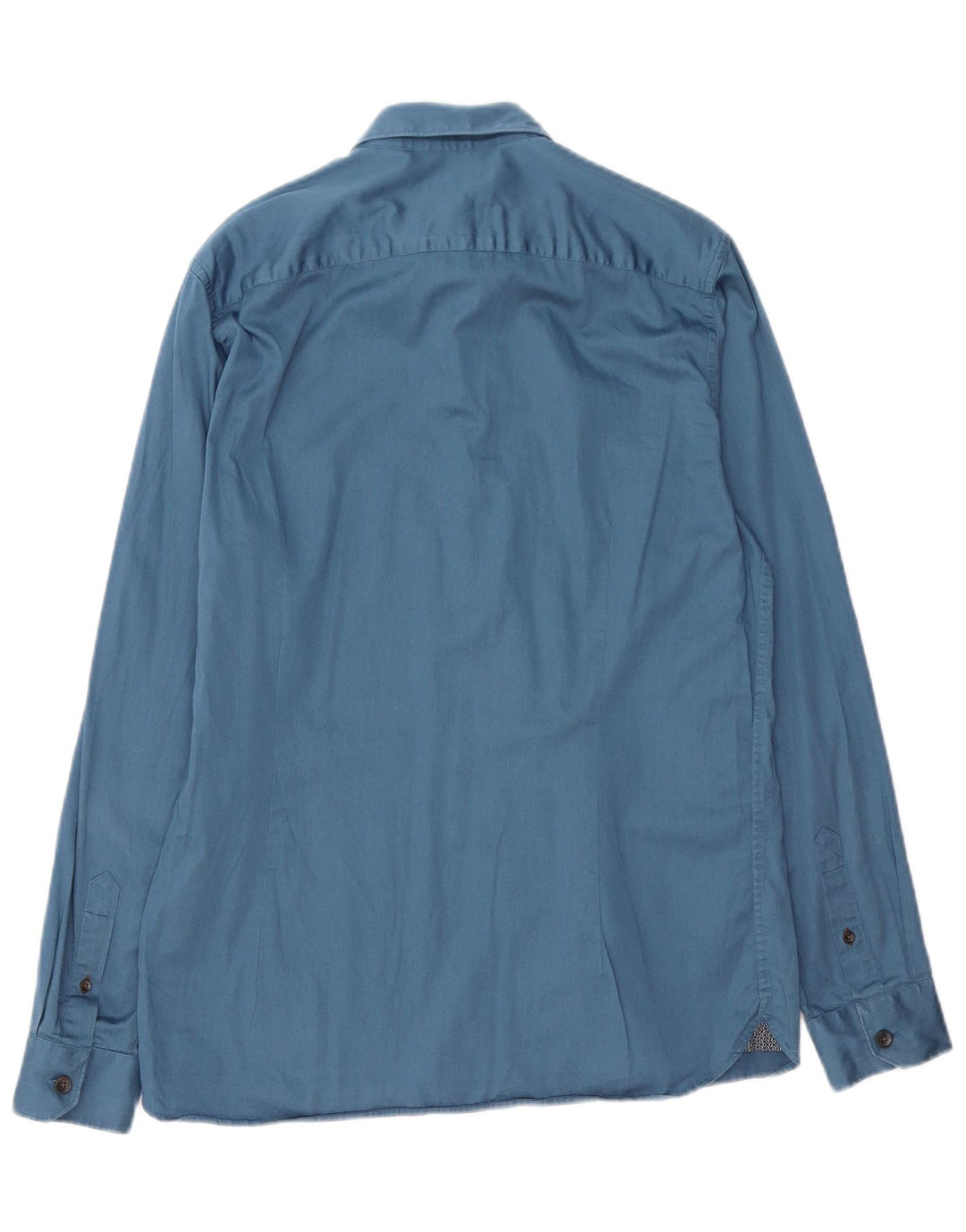 Ανδρικό πουκάμισο Ted Baker, μέγεθος 4, μεγάλο μπλε βαμβακερό