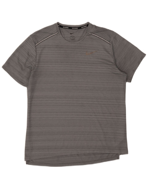 Ανδρικό μπλουζάκι Nike Dri Fit Top Large Grey Polyester