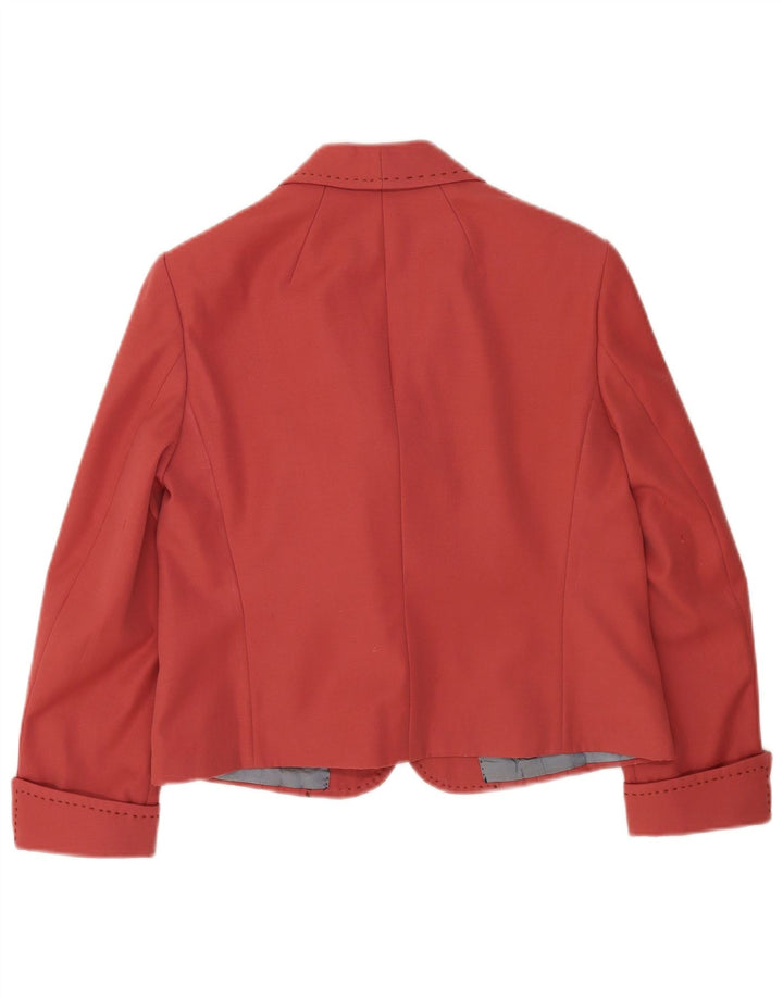 Vintage γυναικείο σακάκι με 2 κουμπιά σακάκι UK 14 Medium Pink