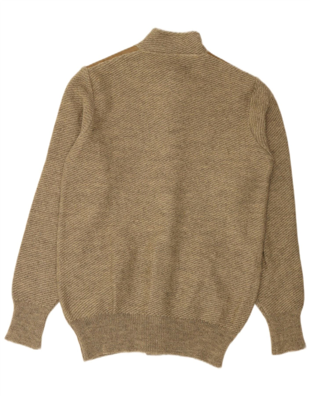 Ανδρικό πουλόβερ με ζακέτα VINTAGE Medium Beige