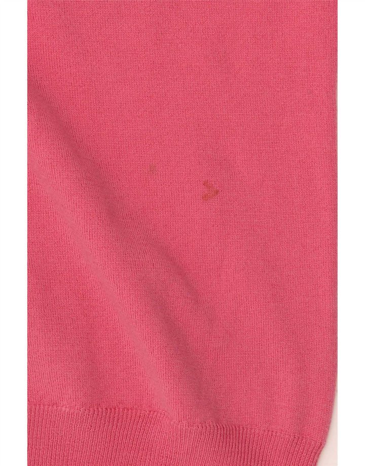 Fred Perry Γυναικείο πουλόβερ με V λαιμόκοψη UK 12 Medium Pink
