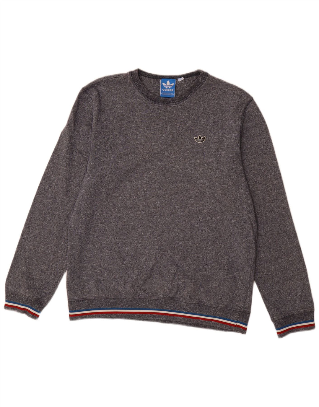 Ανδρικό φούτερ ADIDAS Jumper, Βαμβακερό, μεσαίο, μπλε ναυτικό