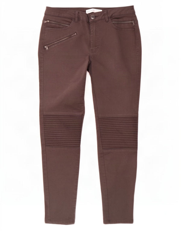 Zara Γυναικείο Skinny Casual Παντελόνι EU 40 Medium W30 L28 Καφέ