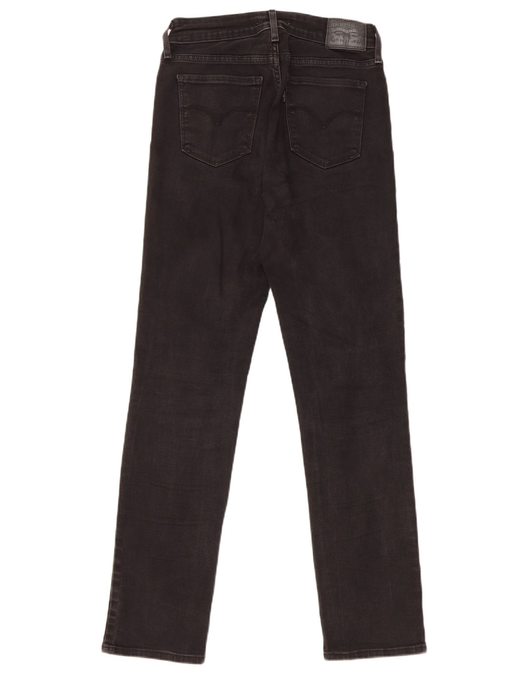 Levi's Womens 712 Slim Jeans W27 L30 Μαύρο Βαμβακερό