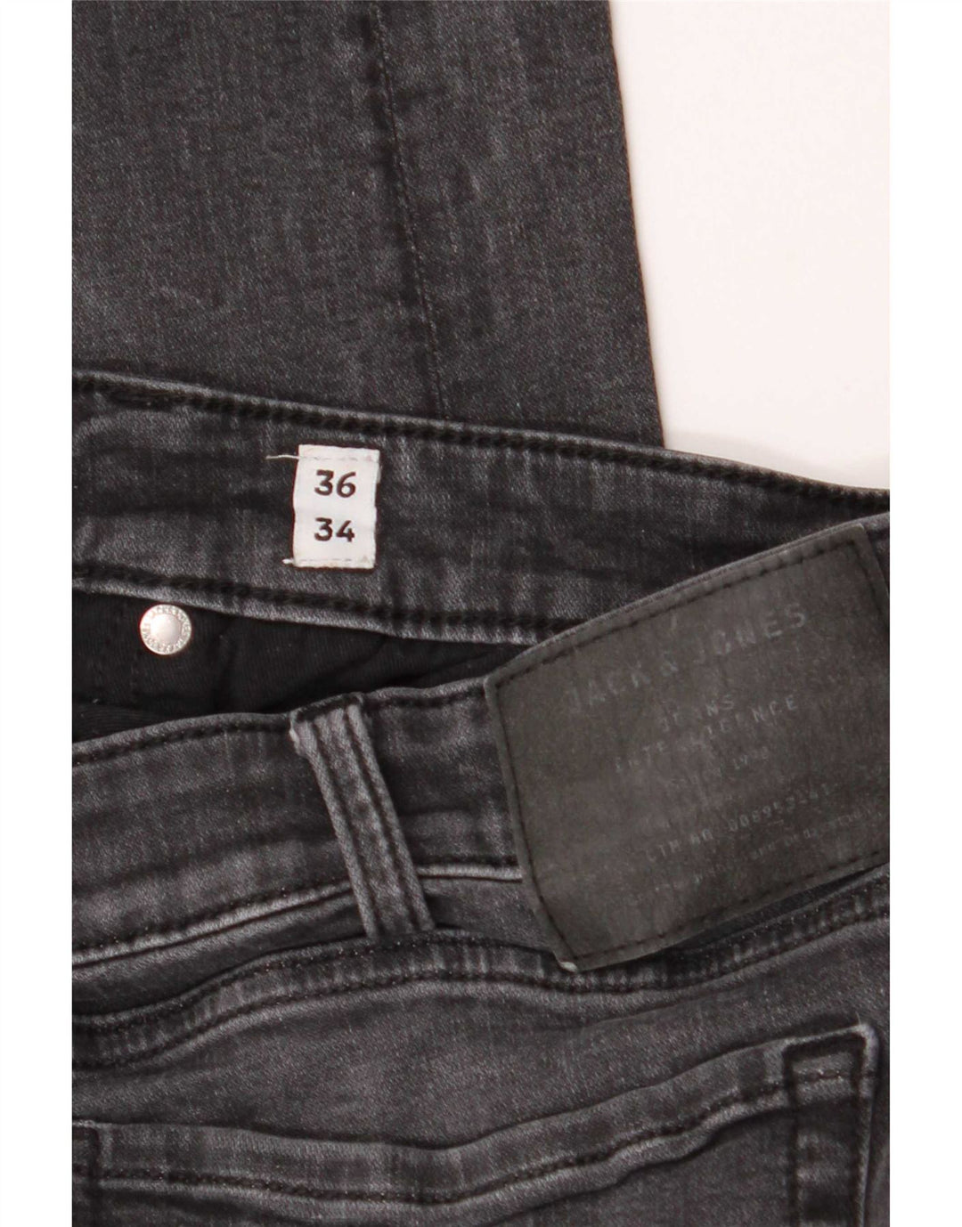 Jack & Jones Ανδρικό Slim Jeans W36 L34 Γκρι βαμβακερό