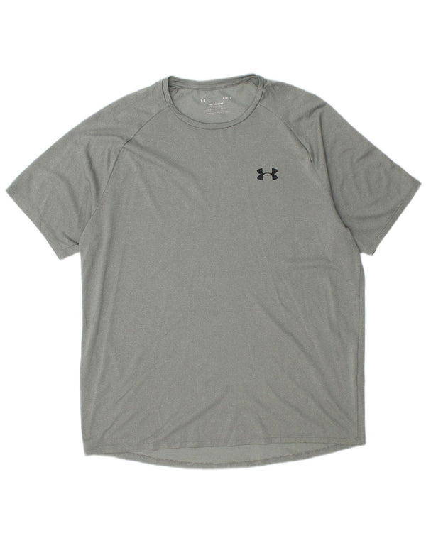 Ανδρικό T-Shirt UNDER Armour Top Large Green Polyester