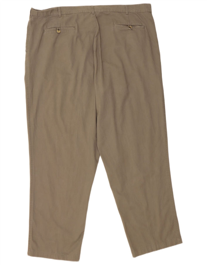 Essentials Ανδρικό παντελόνι Chino με καρφίτσα W46 L30 Γκρι βαμβακερό