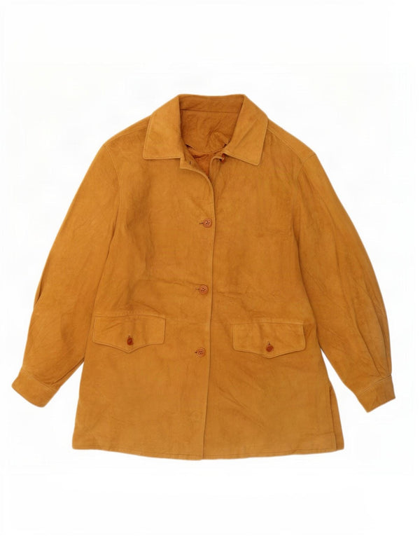 Piccini Γυναικείο Suede Jacket UK 14 Medium Beige Leather
